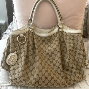 Gucci Sukey Large Canvas Tote